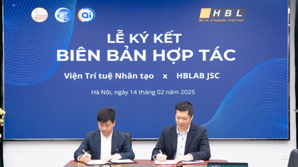 HBLAB ĐẦU TƯ THÀNH LẬP FACTORY LAB NGHIÊN CỨU AI TẠI VIỆN AI, ĐẠI HỌC CÔNG NGHỆ, ĐHQGHN