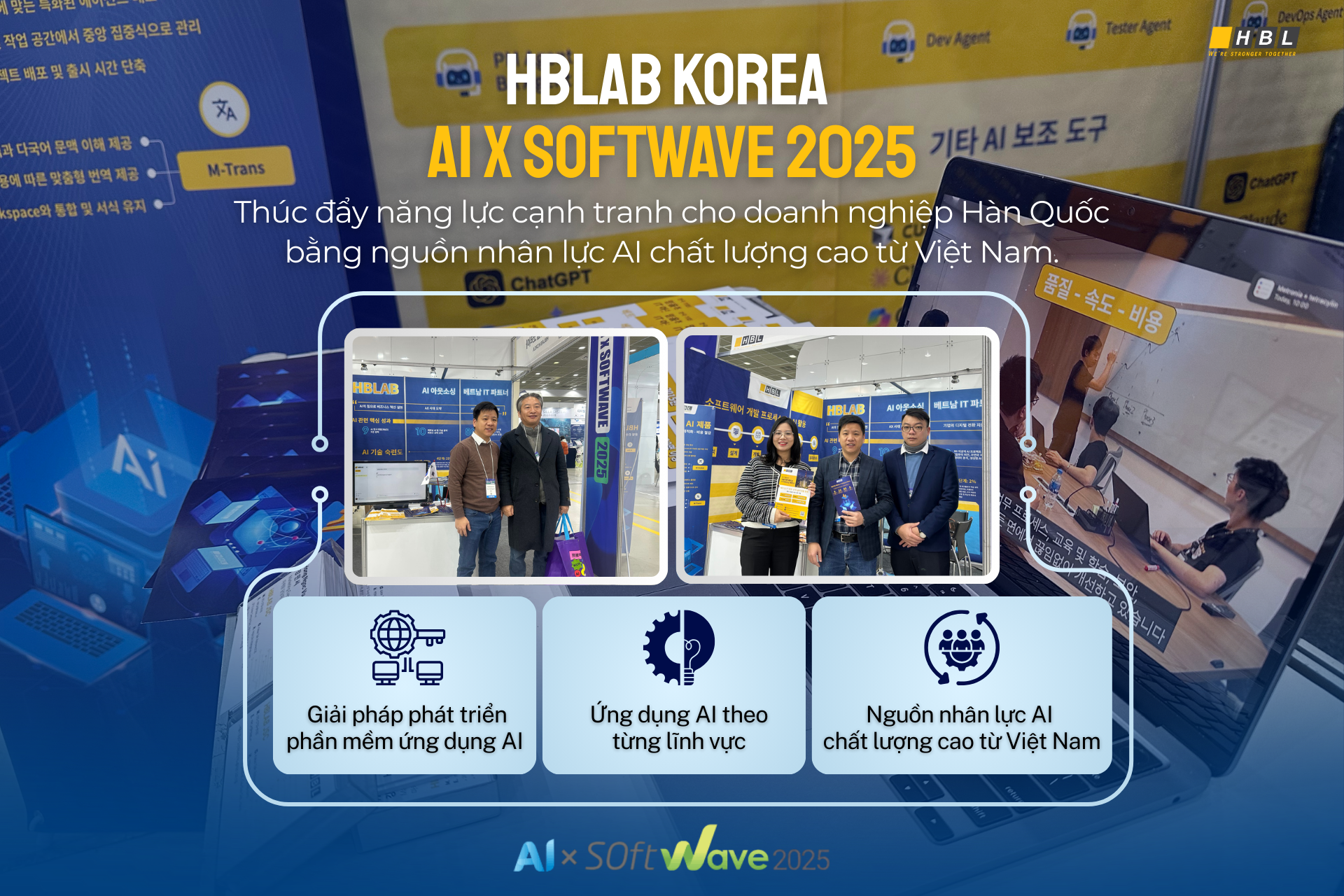 HBLAB KOREA TẠI SỰ KIỆN AI x SOFTWAVE 2025 | KẾT NỐI DOANH NGHIỆP HÀN QUỐC VỚI NGUỒN LỰC AI VIỆT NAM